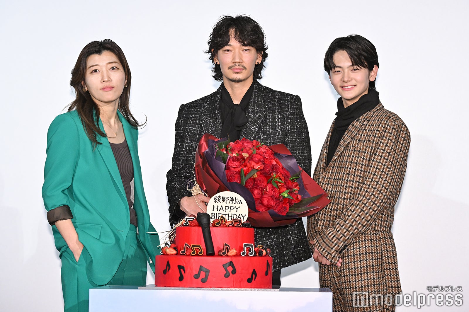 ヒコロヒー、綾野剛、齋藤潤（C）モデルプレス