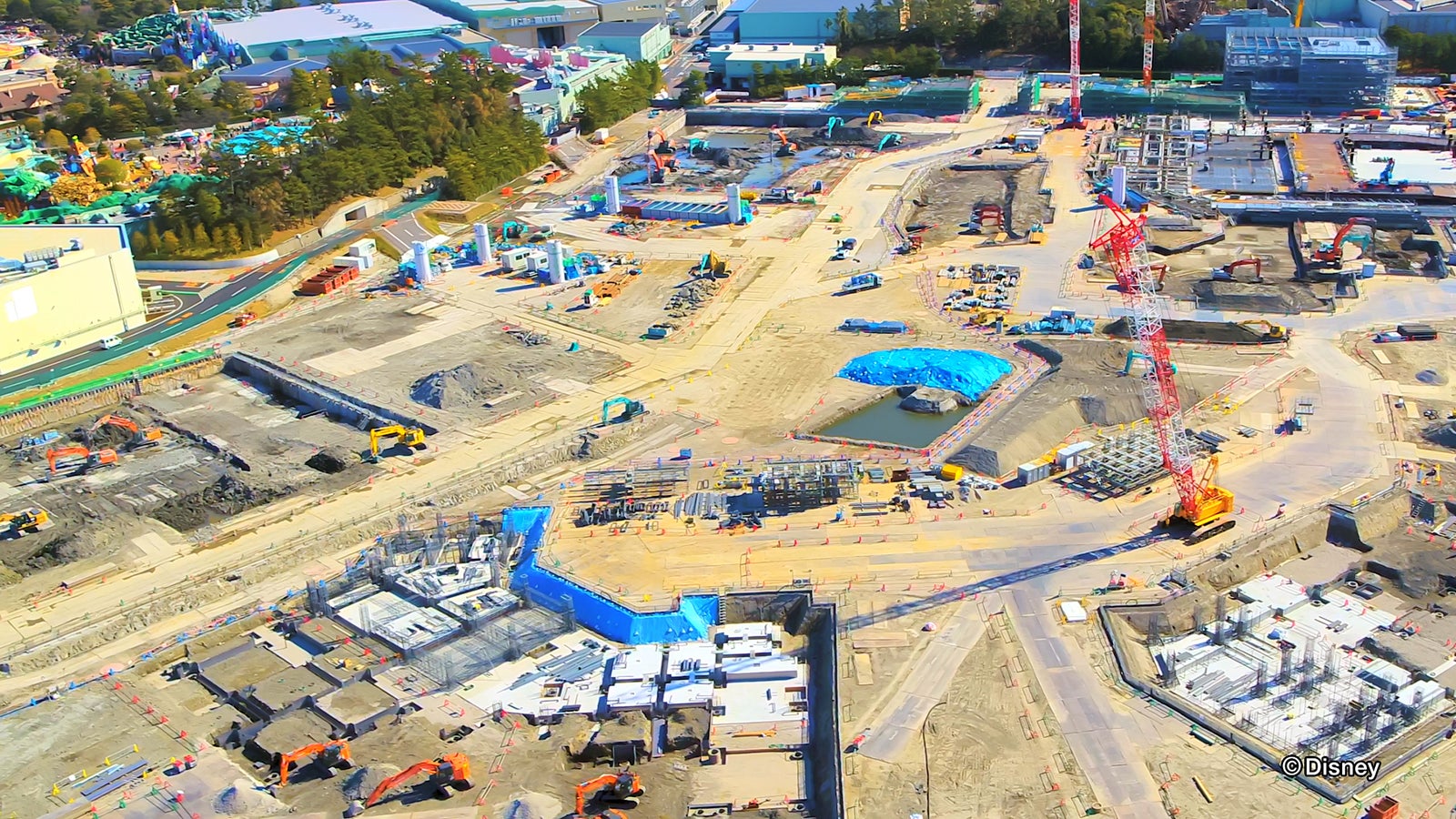 2020年2月ドローン撮影（C）Disney