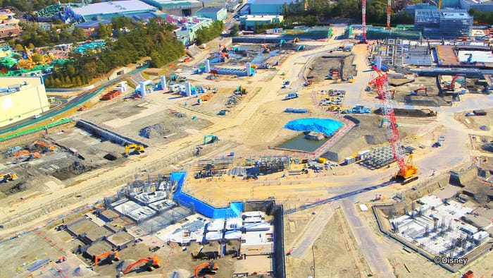2020年2月ドローン撮影(C)Disney