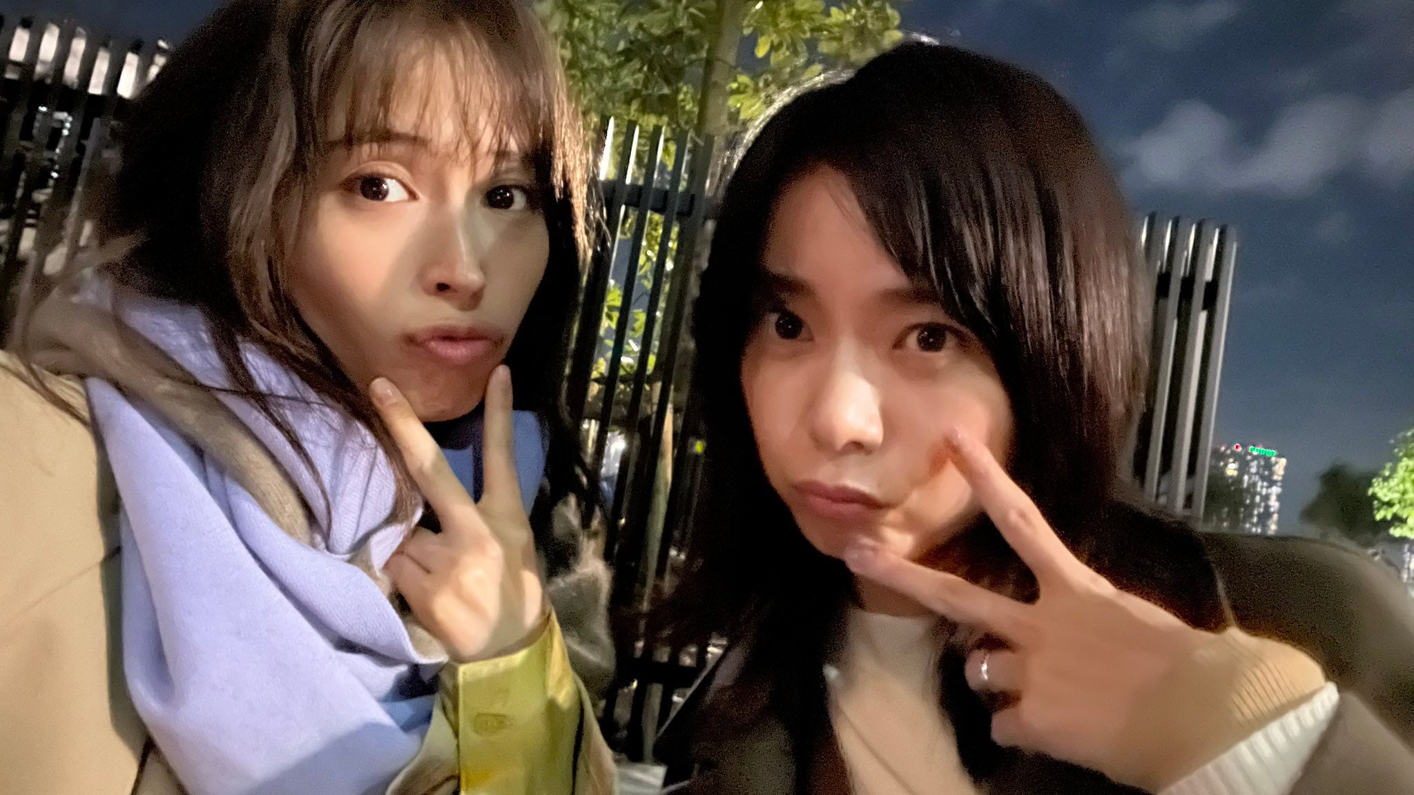 広瀬アリス、森カンナ／広瀬アリス公式Xでより