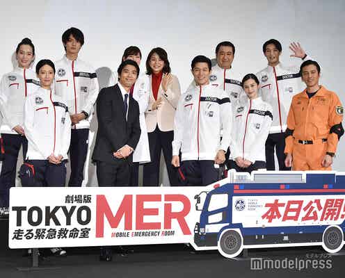 鈴木亮平・賀来賢人・中条あやみ・菜々緒ら「TOKYO MER」役衣装で集結 “クレーム”飛び交い「愚痴大会じゃないのよ!」<TOKYO MER~走る緊急救命室~>