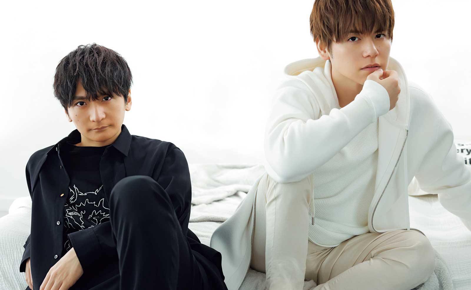 島崎信長＆内田雄馬、お互いの好きな所は？「Oggi」声優連載スタートで蒼井翔太も登場