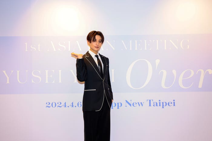 八木勇征「YUSEI YAGI 『O’ver』1st ASIA FAN MEETING IN TAIPEI」(提供写真)