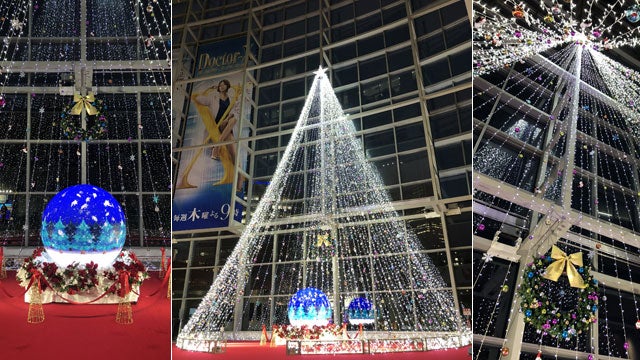 テレ朝日アトリウムに巨大クリスマスイルミネーションツリー モデルプレス テレ朝日アトリウムに巨大クリスマスイルミネーションツリー モデルプレス