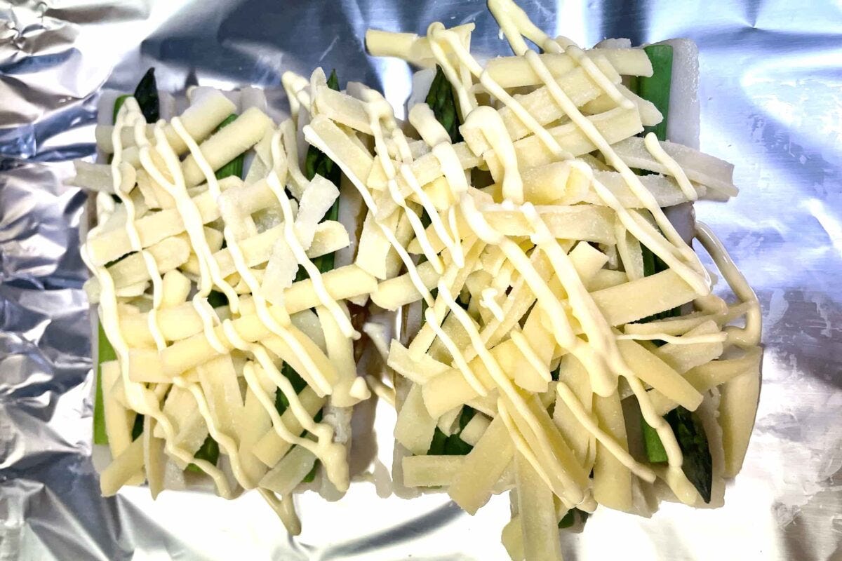 こんがりアスパラちくわ