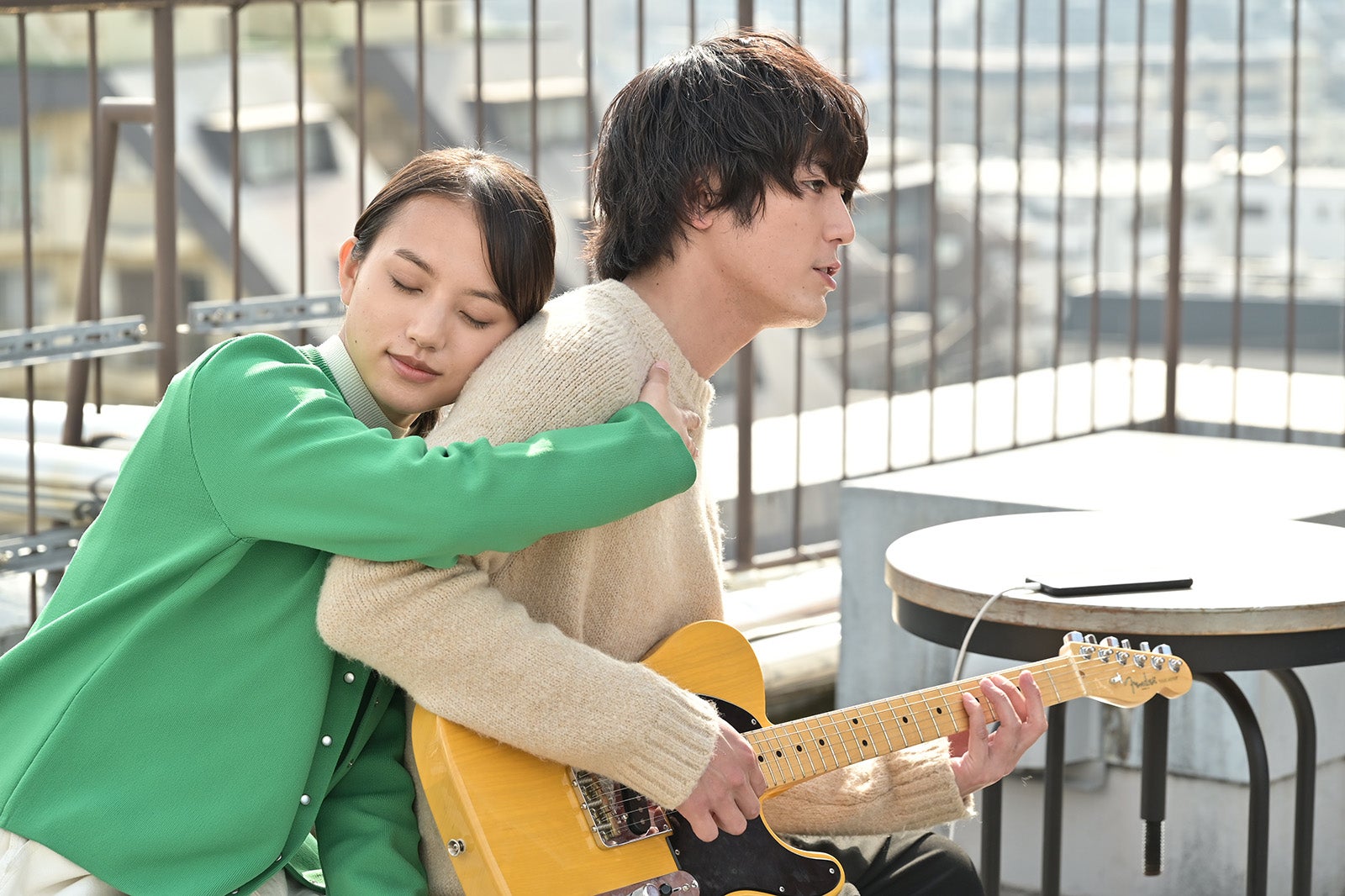 清原果耶、間宮祥太朗／「ファイトソング」最終話より（C）TBS