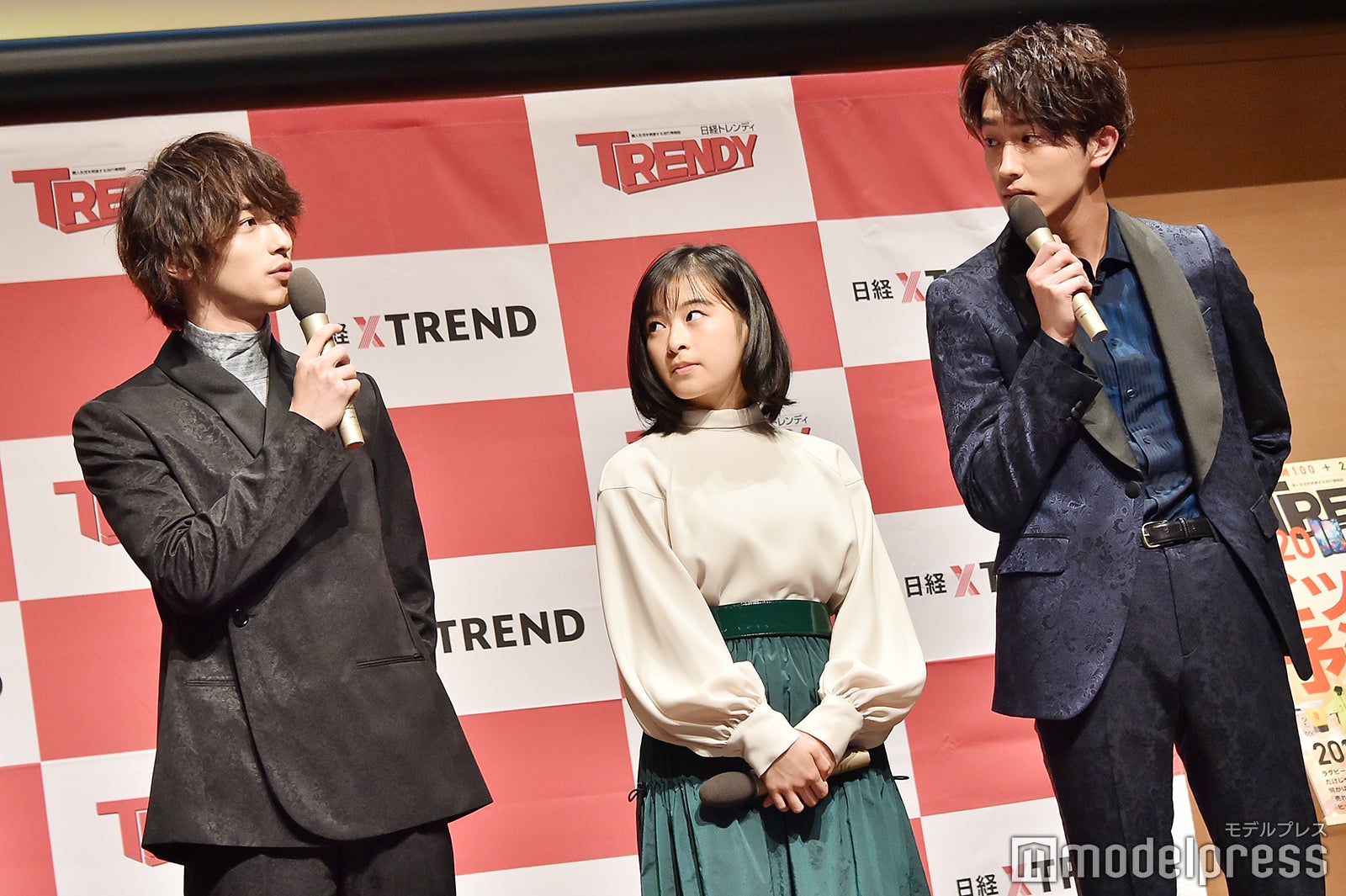 （左から）横浜流星、森七菜、杉野遥亮（C）モデルプレス