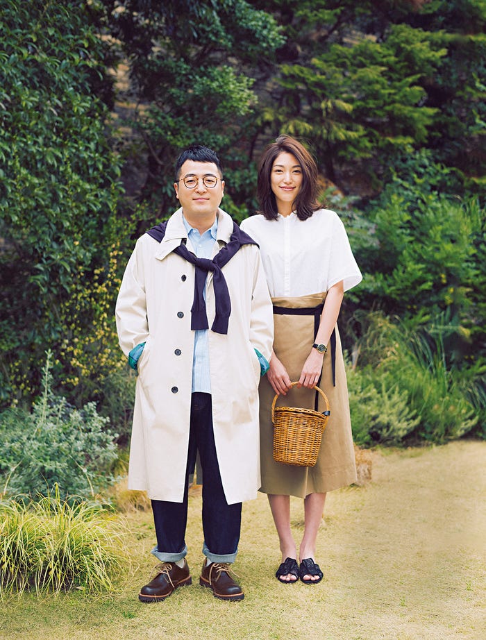 水田信二、望月芹名(画像提供:小学館)