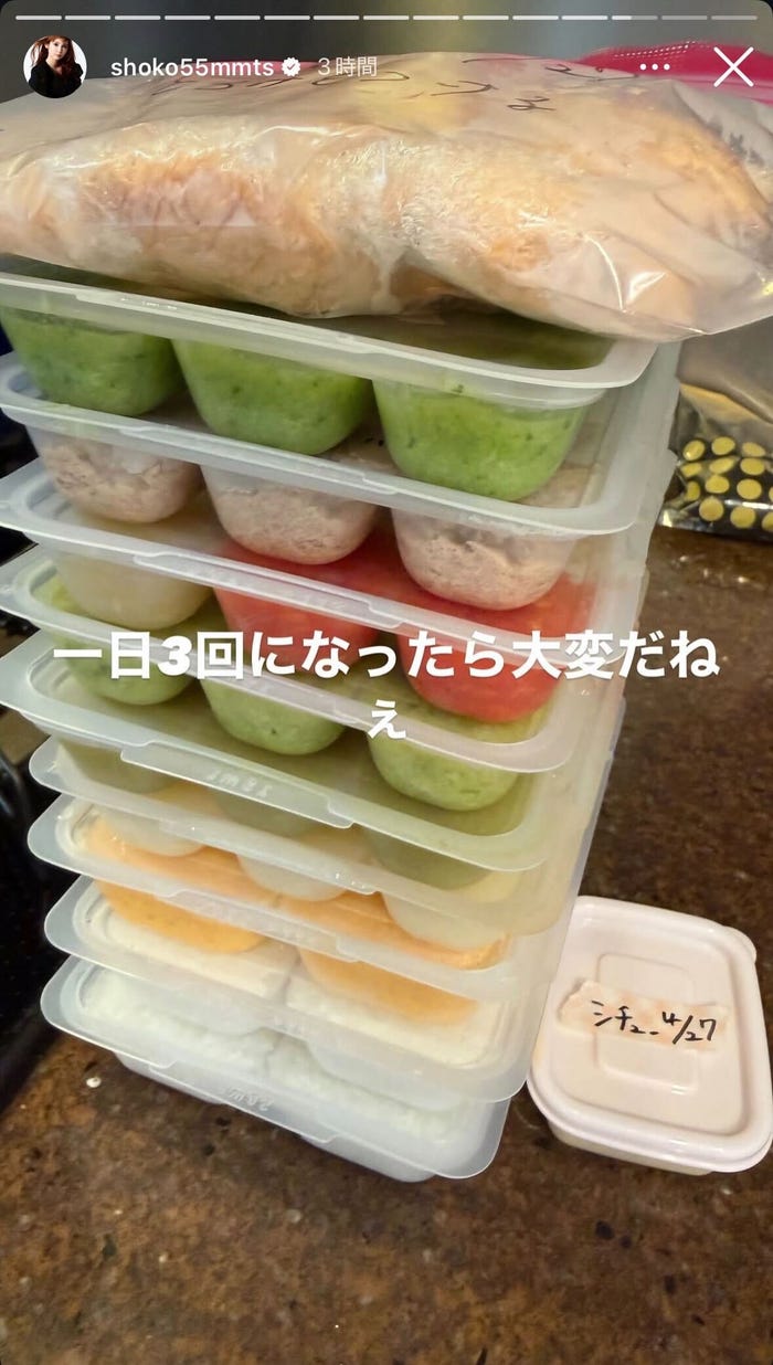 中川翔子Instagramストーリーズより