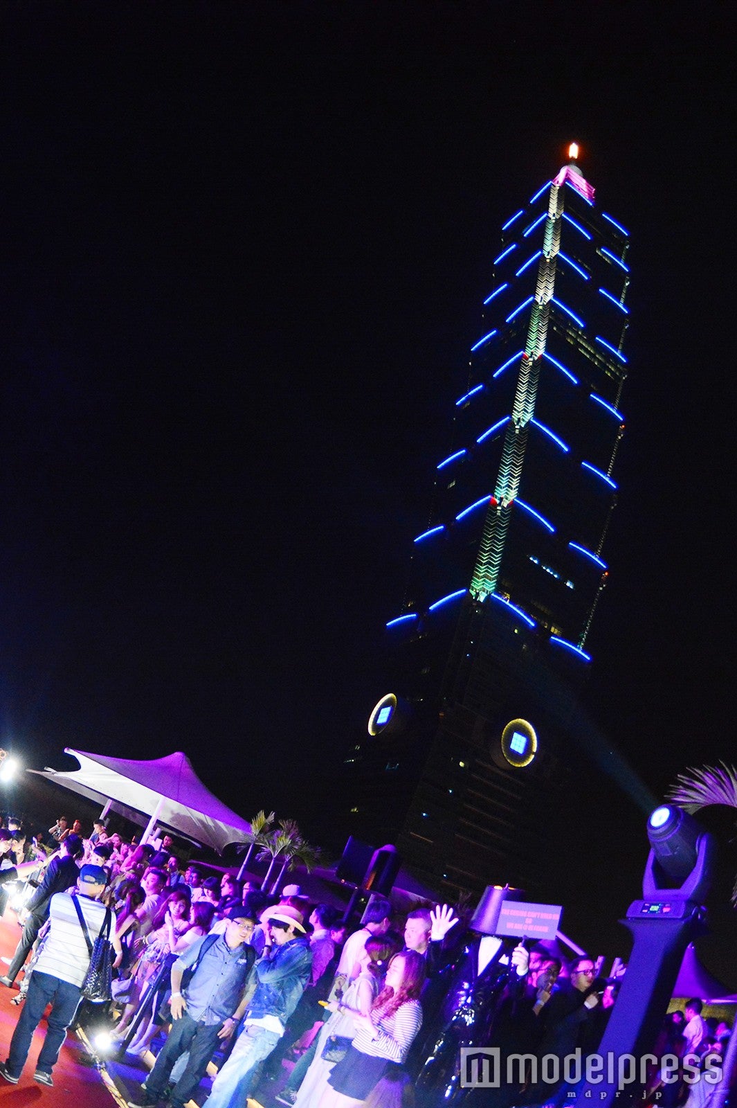 台北101が見える会場の様子（C）モデルプレス