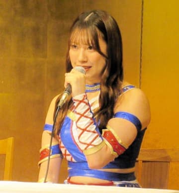 プロレス専念から1年、荒井優希「もう元SKEじゃない」「エースになりたい」王者・渡辺未詩撃破誓う