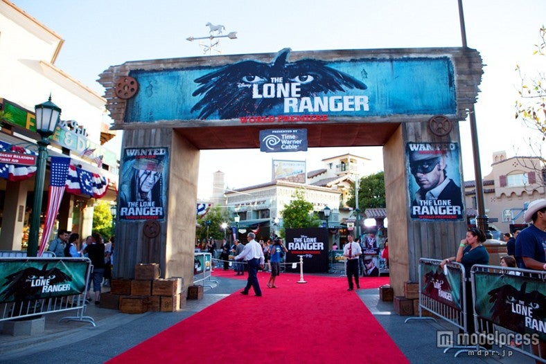 映画「ローン・レンジャー」ワールドプレミアの様子