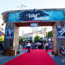 映画「ローン・レンジャー」ワールドプレミアの様子