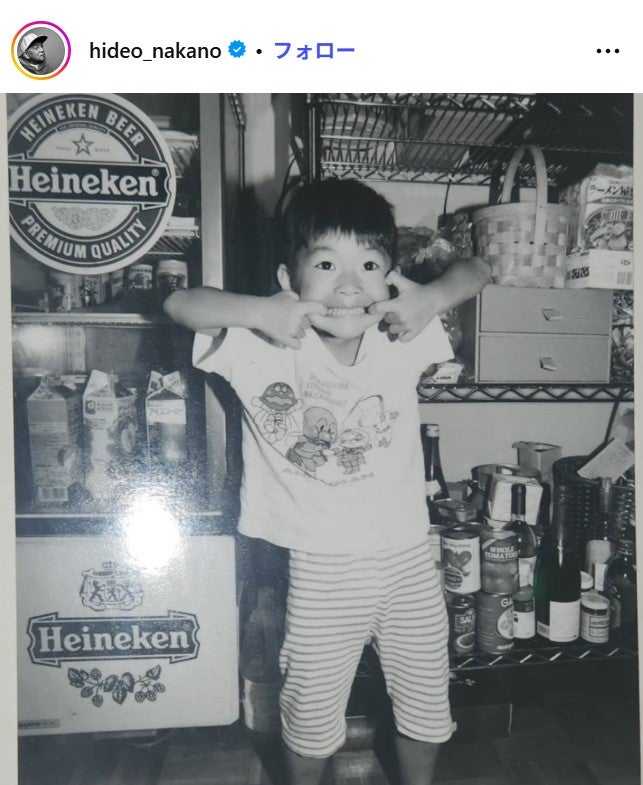 幼少期の仲野太賀 ／中野英雄Instagramより