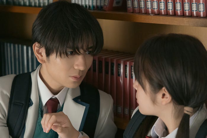 高橋優斗、豊嶋花「君が死ぬまであと100日」第4話より(C)NTV・J Storm
