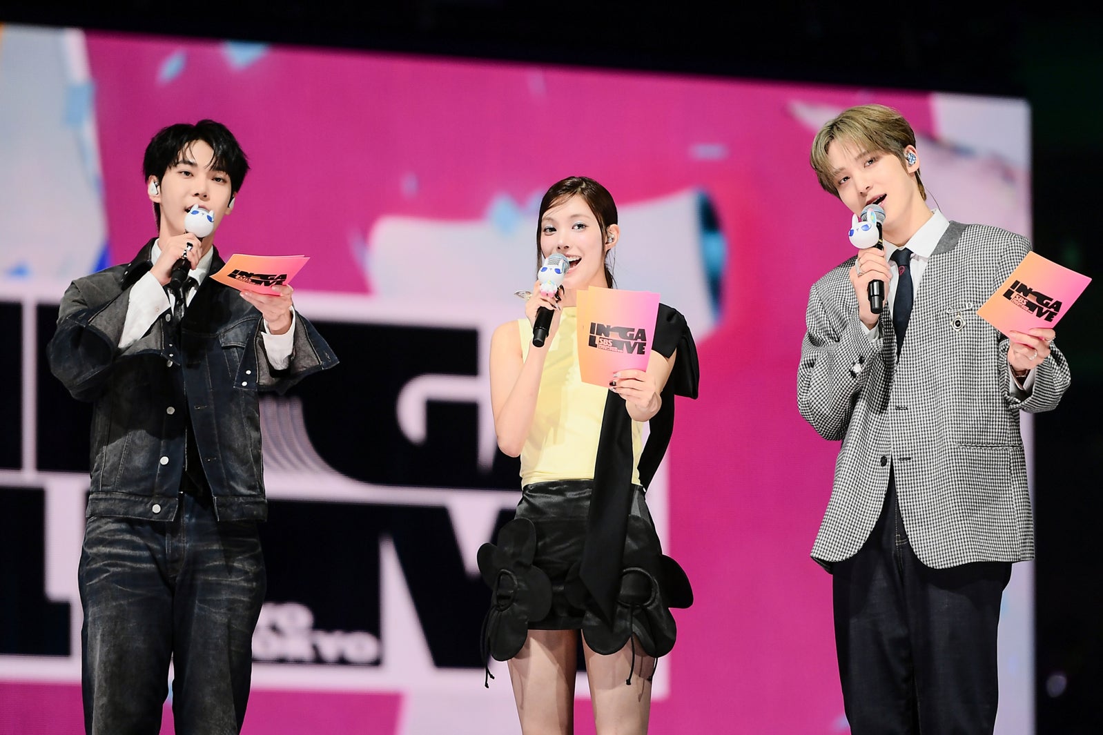 ドヨン、ユナ、ユンホ「SBS INKIGAYO LIVE in TOKYO 2024」（C）SBS