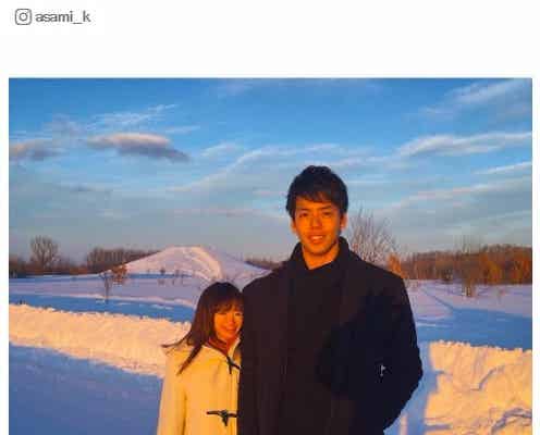 結婚発表の紺野あさ美アナ、夫・ヤクルト杉浦投手との「身長差」に注目集まる