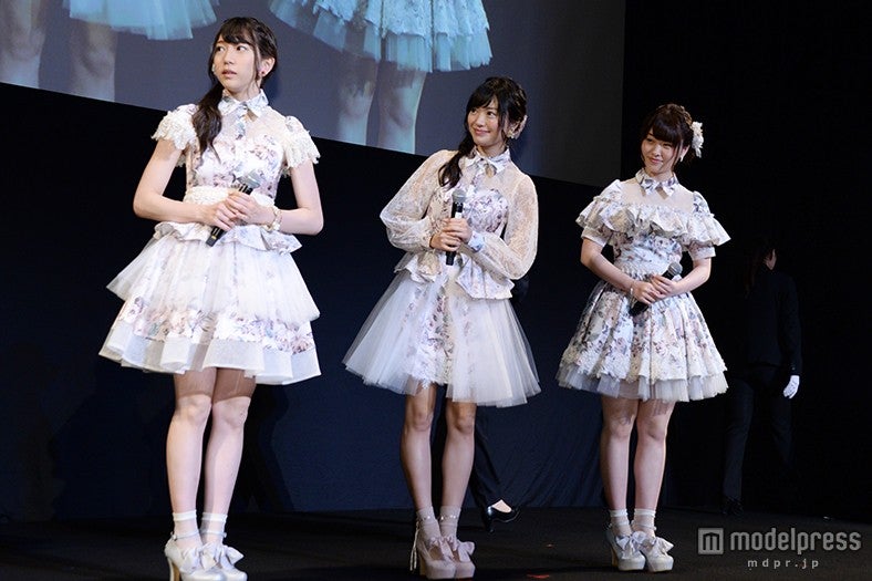 （左から）茂木忍、北原里英、中西智代梨