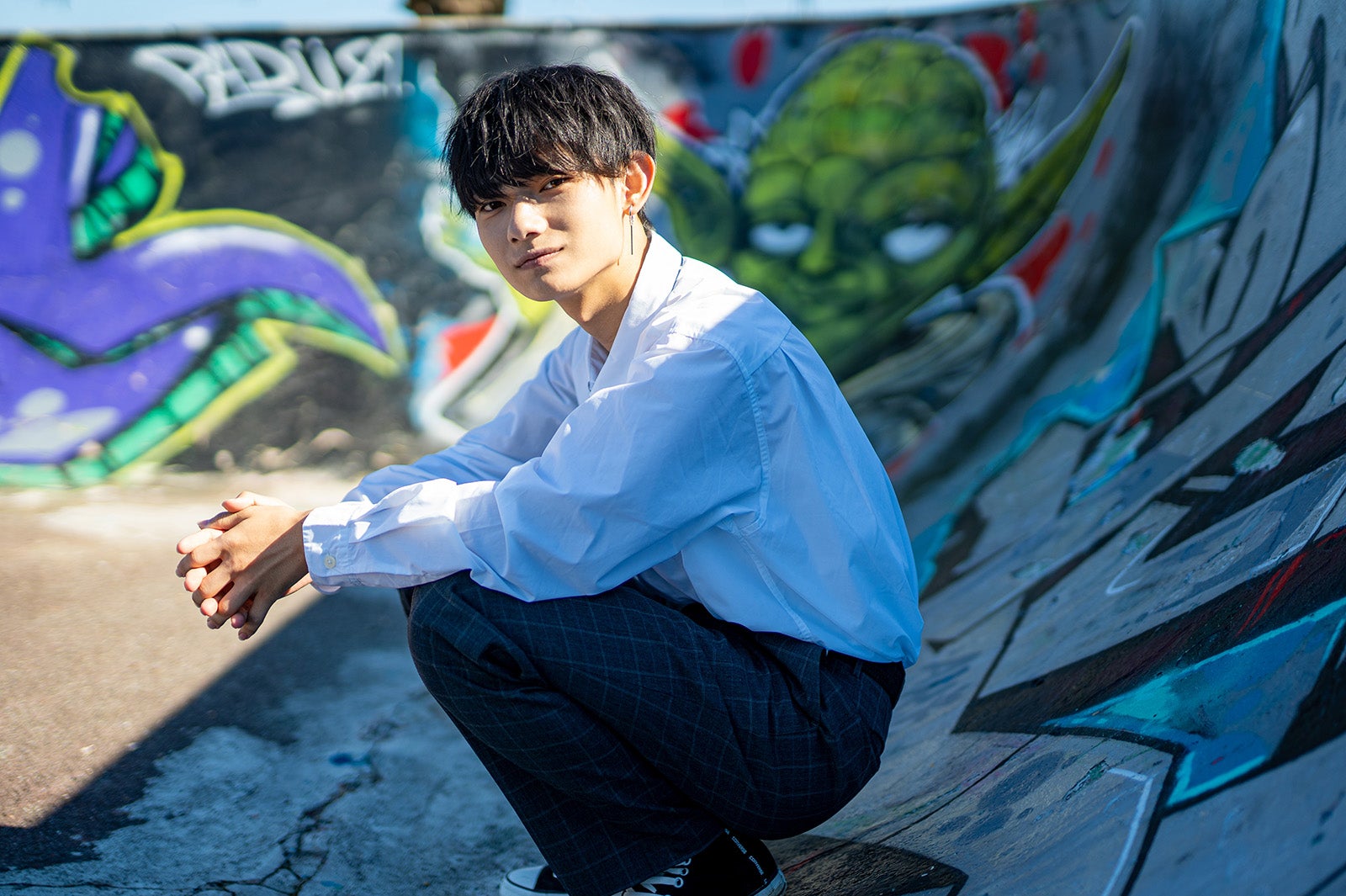 「男子高生ミスターコン2021」ファイナリスト・山崎蒼空くん（提供写真）