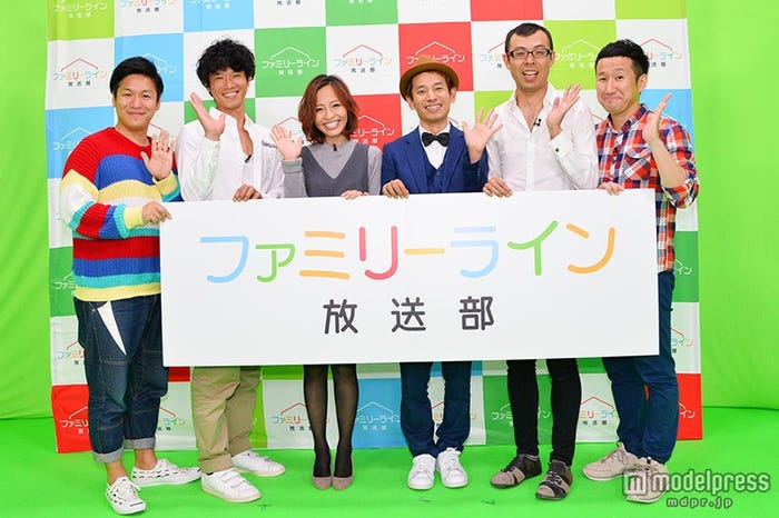 (左から)川島章良、庄司智春、小森純、タケト、高木晋哉、池谷和志