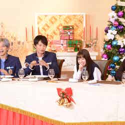 （左から）中島健人、田中圭、橋本環奈、加藤浩次（C）日本テレビ