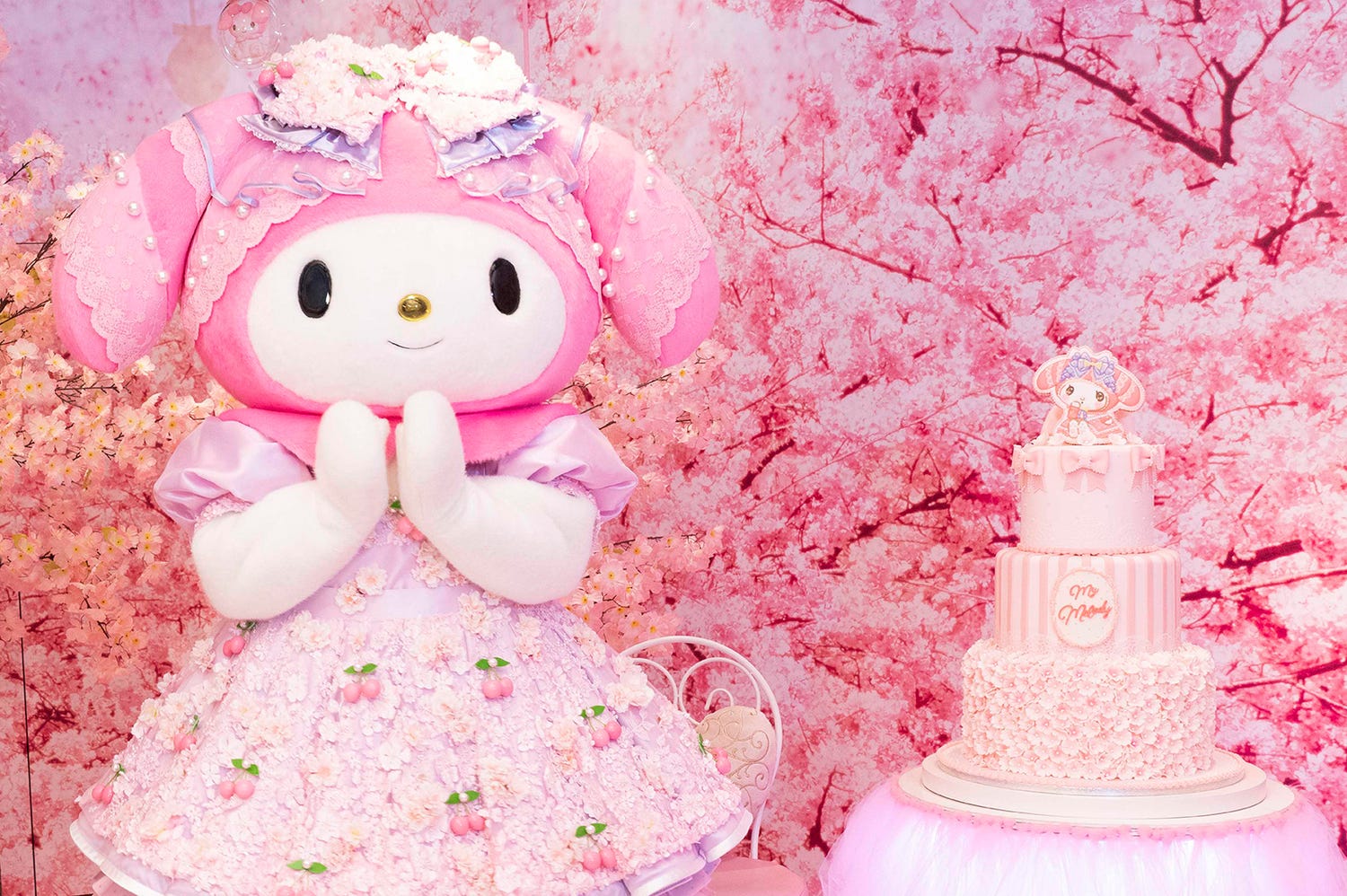 サンリオピューロでマイメロ45周年記念イベント開幕!“ピンク&桜”テーマのマイメロ空間お披露目