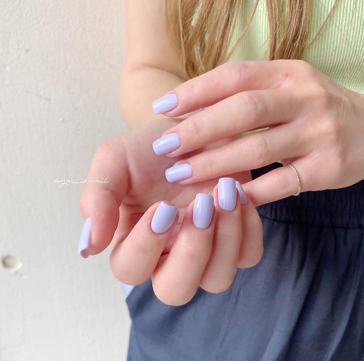 おうち時間に セルフネイルでマネしたくなる ワンカラー が気分です モデルプレス おうち時間に セルフネイルでマネしたくなる ワンカラー が気分です モデルプレス