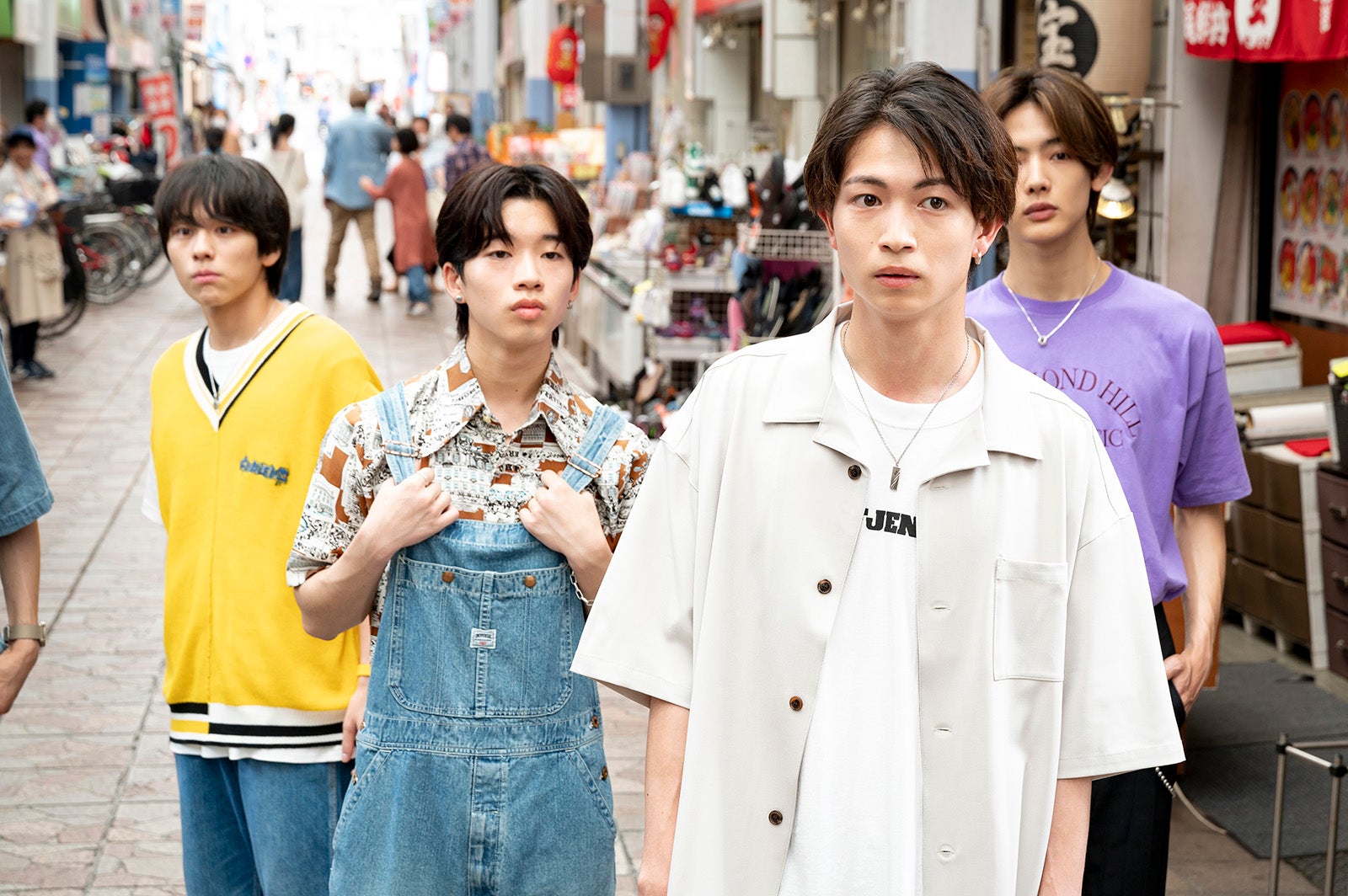 山下幸輝、森愁斗、綱啓永、NOA 「君の花になる」第2話より（C）TBS