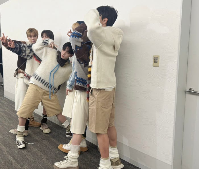 BOYNEXTDOOR「ミュージックステーション」裏側の様子(提供写真)