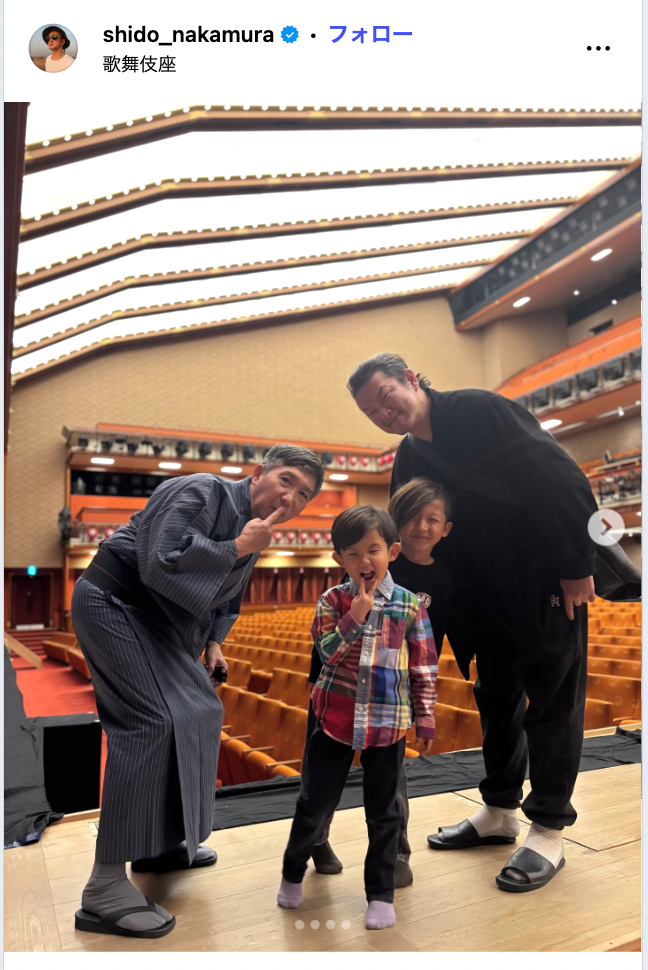 中村獅童Instagramより