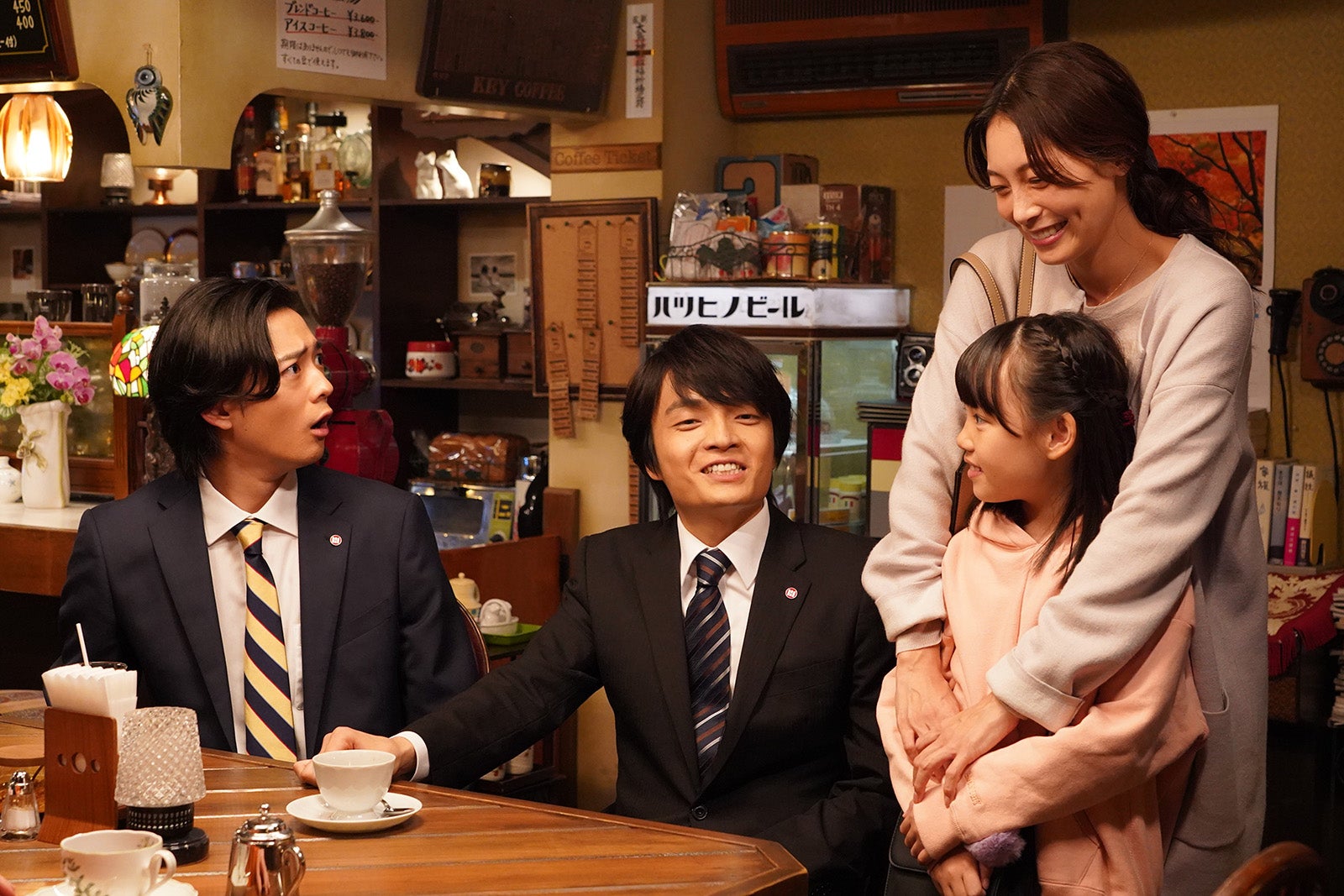 竜星涼、岡山天音、相武紗季、粟野咲莉（C）日本テレビ