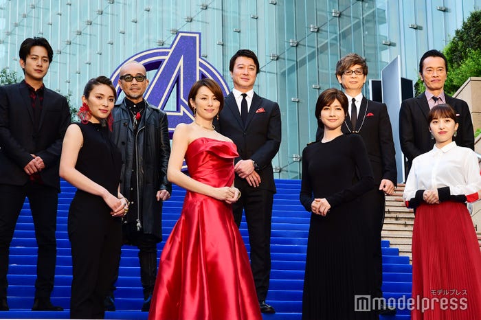 (上段左から)溝端淳平、竹中直人、加藤浩次、山寺宏一、遠藤憲一、(下段左から)秋元才加、米倉涼子、内田有紀、百田夏菜子 (C)モデルプレス