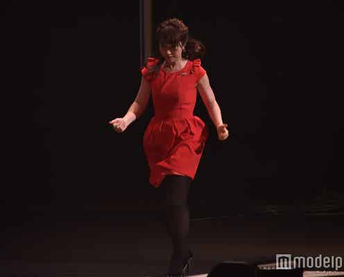 川田裕美アナ、噂のスキップを4500人に披露 会場を笑わせる
