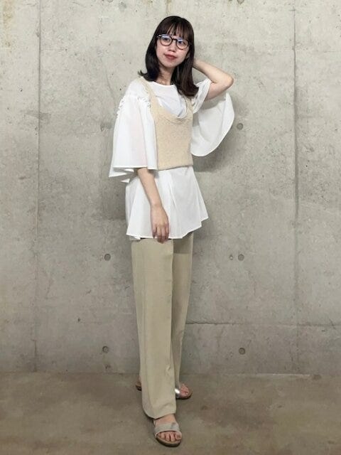 淡色コーデ　秋