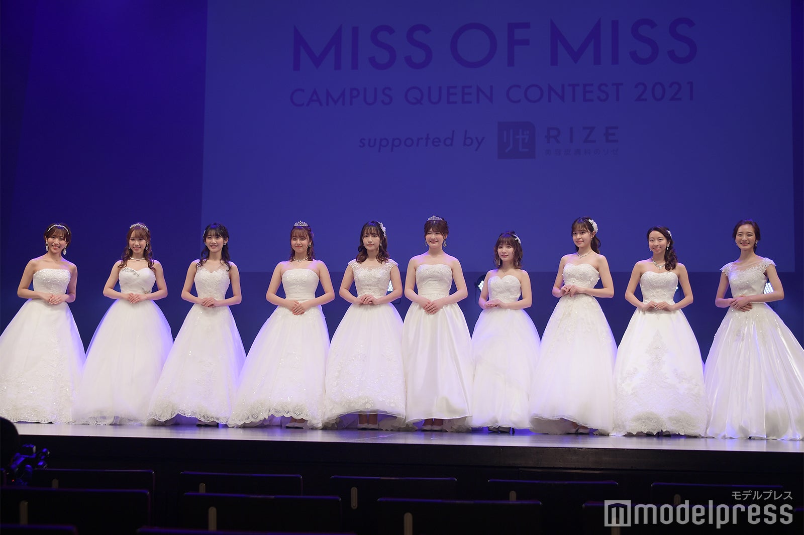 「MISS OF MISS CAMPUS QUEEN CONTEST 2021」表彰式（C）モデルプレス