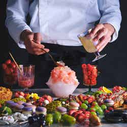 「パフェde かき氷」韓国スイーツビュッフェ/提供画像