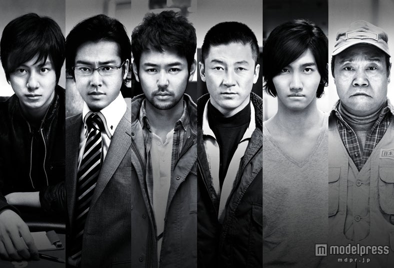 「黄金を抱いて翔べ」（11月3日全国ロードショー）主要キャスト（c）2012「黄金を抱いて翔べ」製作委員会