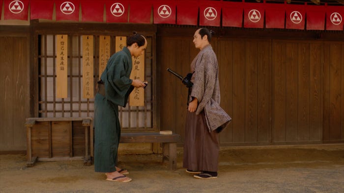 横浜流星、中村隼人「べらぼう~蔦重栄華乃夢噺~」第6話(C)NHK