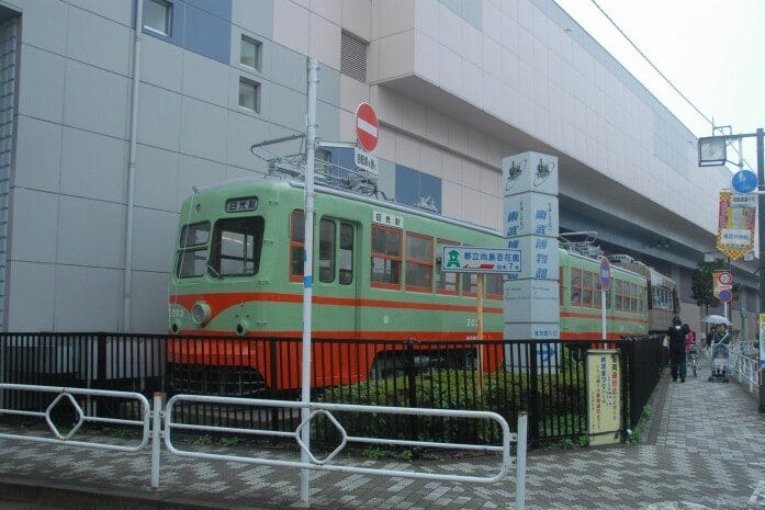 (参考)東武博物館(東京都墨田区)で展示中の日光軌道線の車両