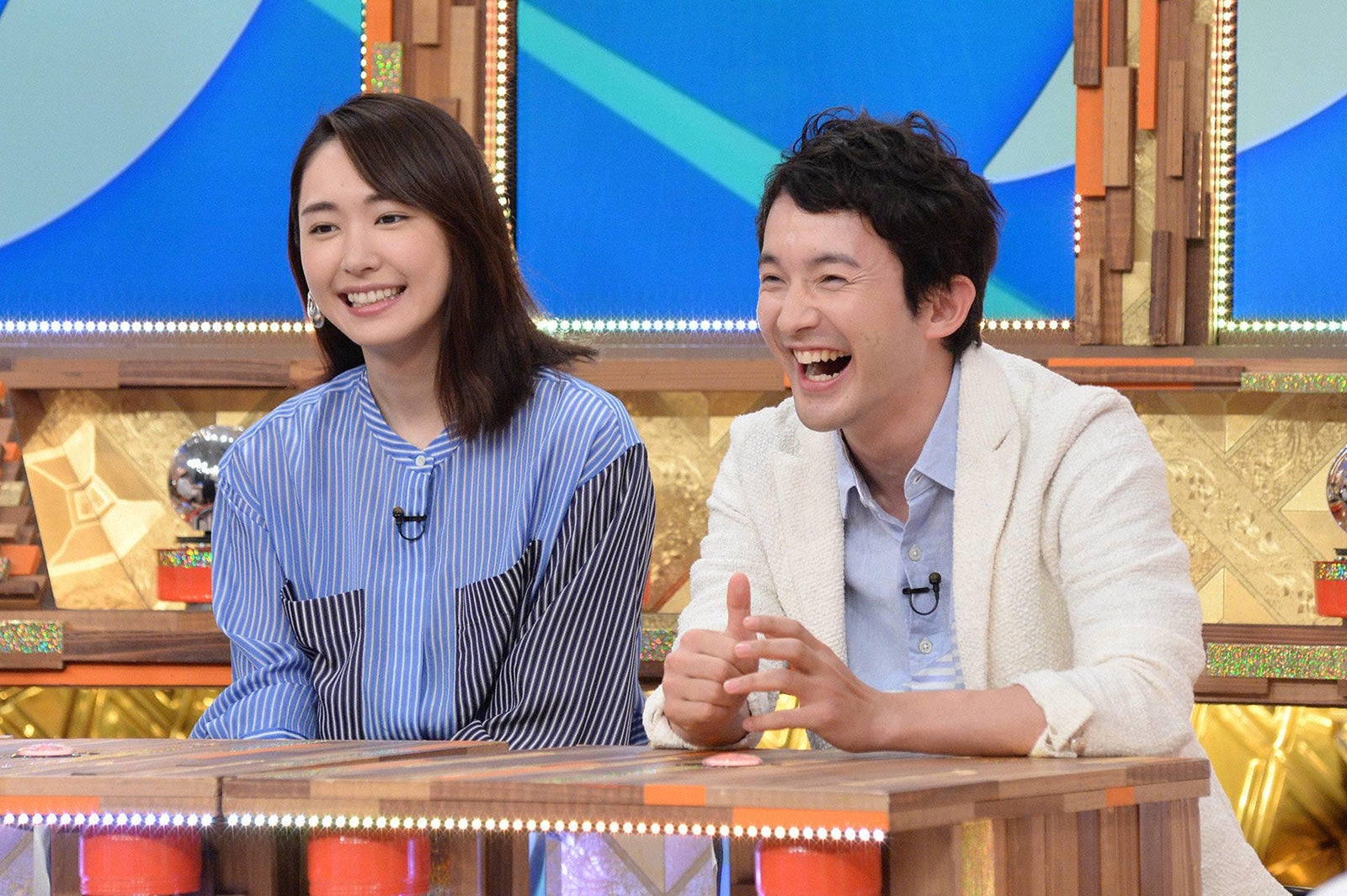 新垣結衣、浅利陽介 （C）フジテレビ