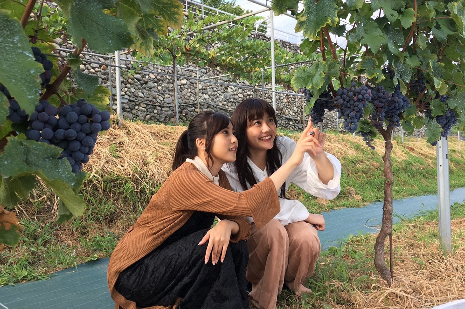 （左から）佐野ひなこ、松井愛莉（C）TBS