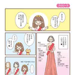 コミックエッセイ『コミュ力低めでちょいオタな私が 準ミス日本になるまで』（KADOKAWA、2016年1月22日発売）より（画像提供：KADOKAWA）