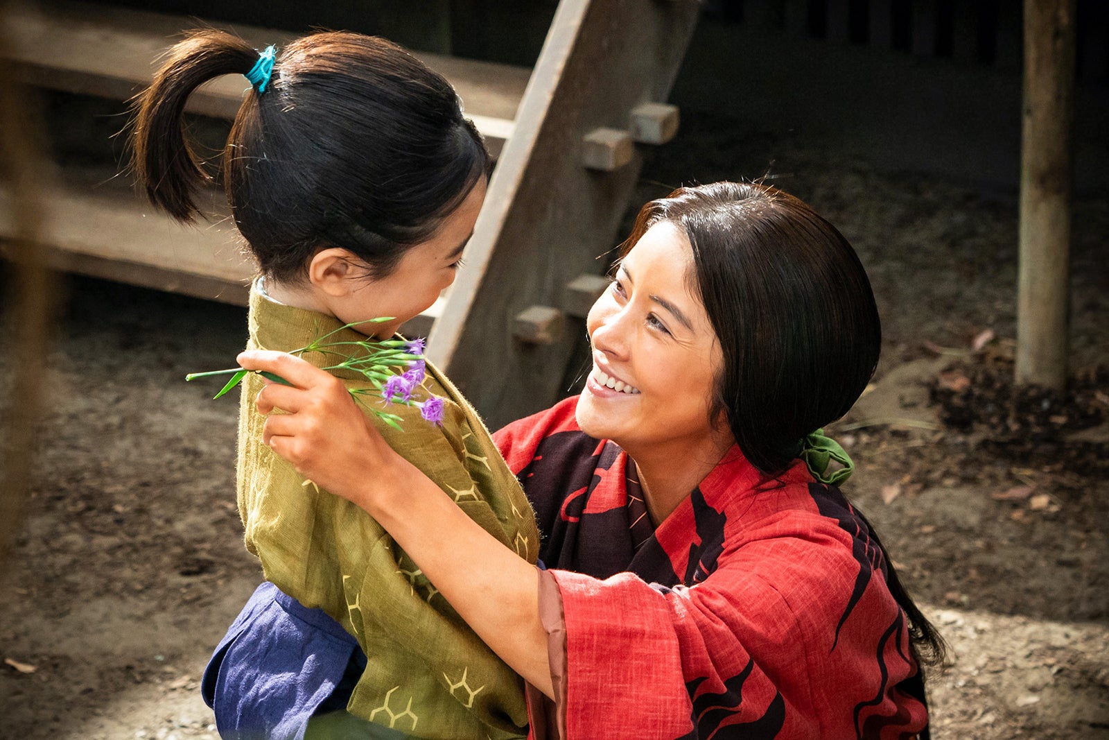 宮澤エマら「豊臣兄弟！」第15話（C）NHK