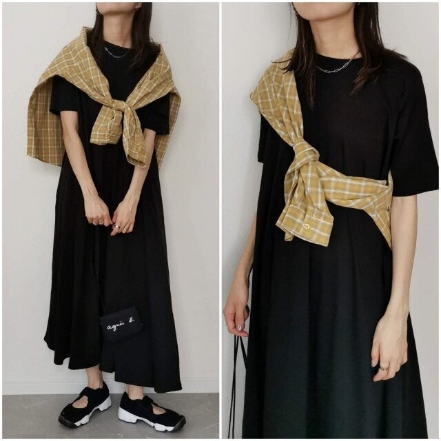 チェックシャツ