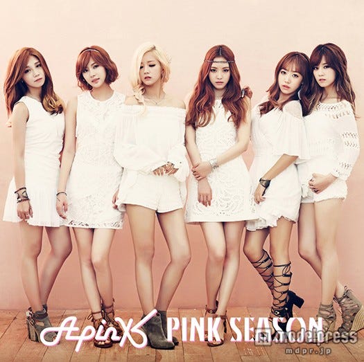 Apink「PINK SEASON」(2015年8月26日発売)通常盤