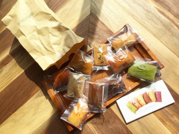 愛知県名古屋の「フィナンシェリーアッシュ」のフィナンシェお取り寄せ