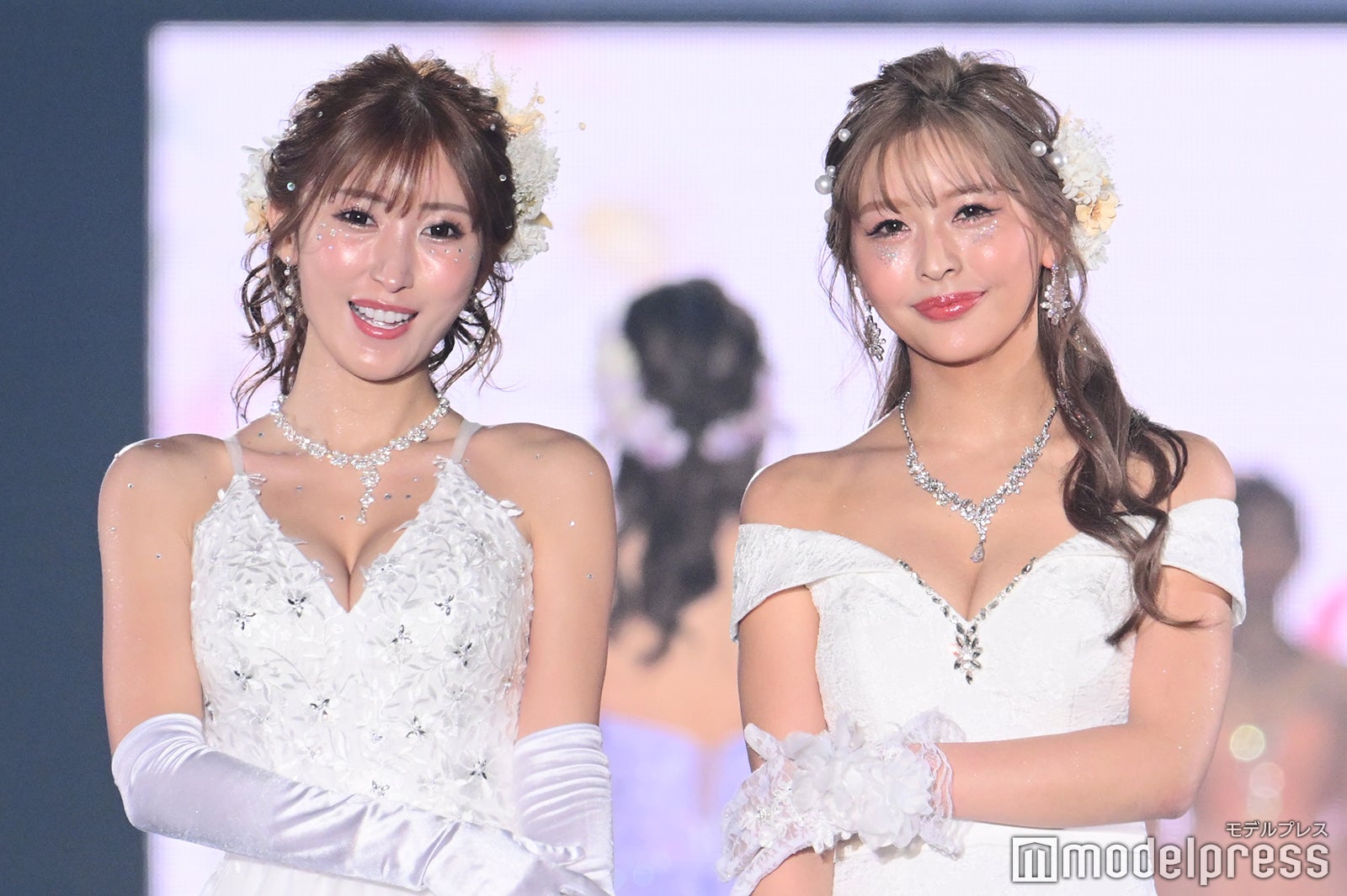 愛沢りん、椿かぐら「関コレ 2023 S／S」より（C）モデルプレス