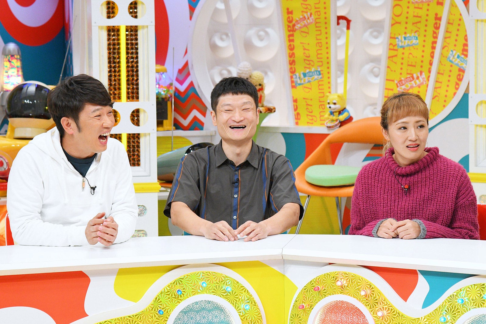 （左から）木本武宏、加藤歩、丸山桂里奈（画像提供：MBS）