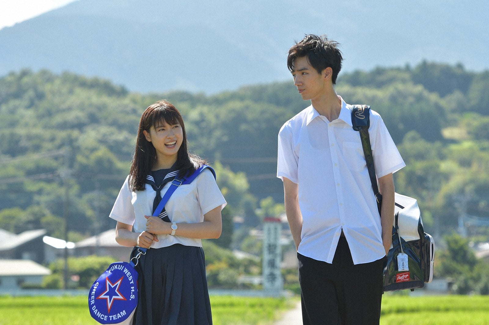 土屋太鳳、清水尋也／「チア☆ダン」第9話より（C）TBS