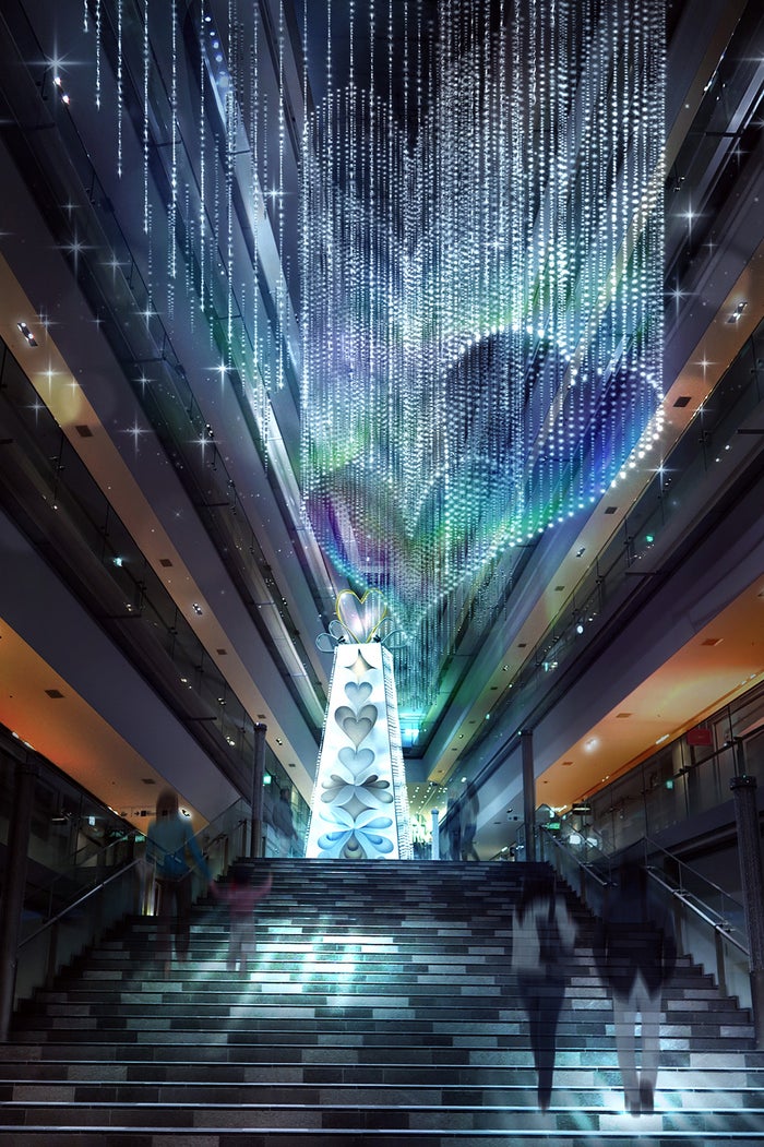 ツリー特別演出イメージ／画像提供：森ビル